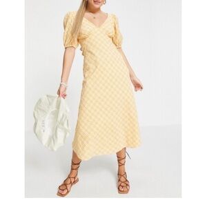 Yellow Gingham Dress